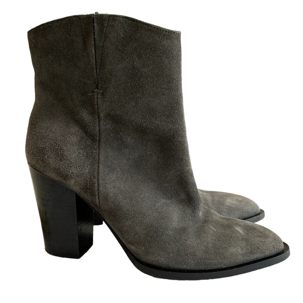 Vince ervying grey suede ankel boots womens size 6 - Picture 2 of 10